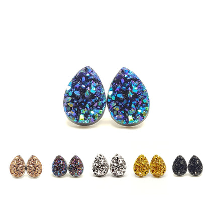 Teardrop Studs