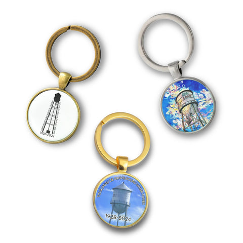 Gravelbourg Water Tower Keychain