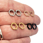 Stainless Steel Hexagon Studs