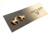 Stainless Steel Unicorn Studs