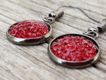 Desire Druzy Drop Earrings