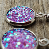 Lilac Drop Earrings