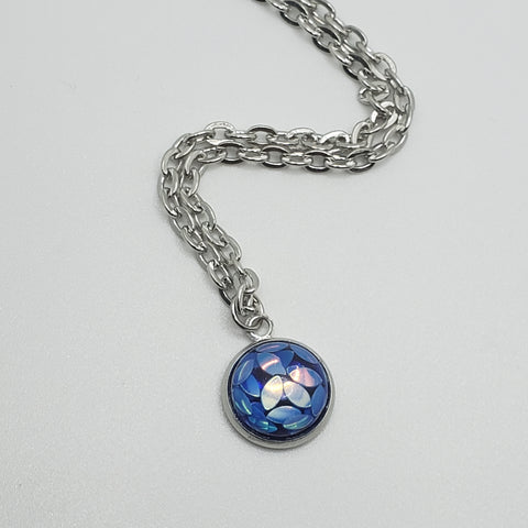 Blue Petal Necklace