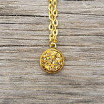 Gold Geode Necklace