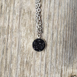 Black Geode Necklace