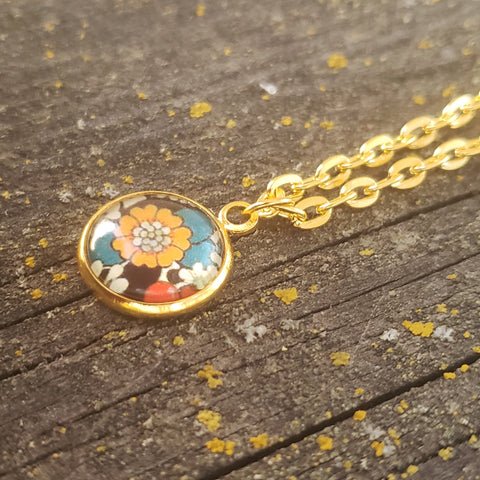 Vintage Floral Necklace