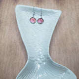 Pink Mermaid Drop Earrings