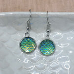 Seafoam Mermaid Drop Earrings