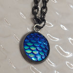 Dark Blue Mermaid Necklace