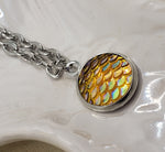 Tangerine Mermaid Necklace