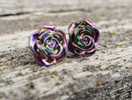 Nebula Rose Studs