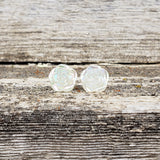 Iridescent Rose Studs