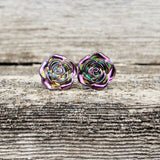 Nebula Rose Studs