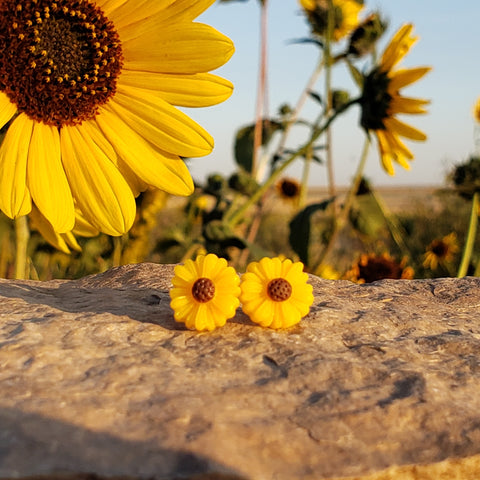 Sunflower Studs