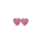 12mm Druzy Hearts