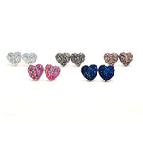 12mm Druzy Hearts