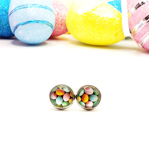 Pastel Easter Egg Studs