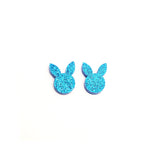 Sparkly Bunny Studs