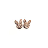 Sparkly Bunny Studs