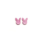 Sparkly Bunny Studs