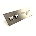 Stainless Steel Unicorn Studs