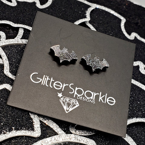 Sparkle Bat Studs