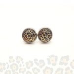 Leopard Print Studs