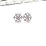 Sparkle Snowflake Studs