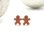 Glitterbread Man Studs