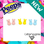 Peeps Bunny Studs